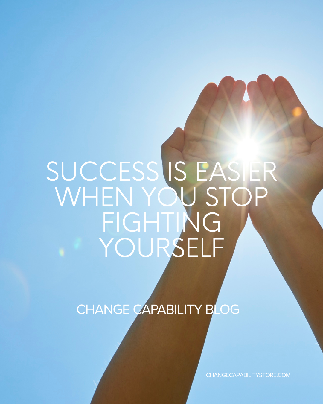 Success Is Easier When You Stop Fighting Yourself