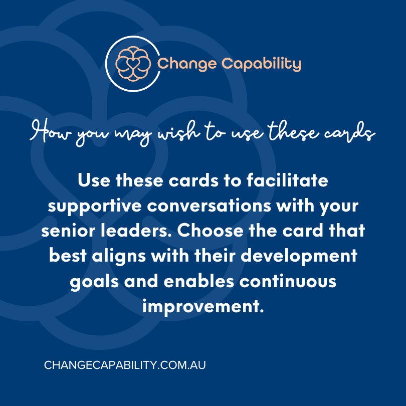 Executive Coaching Conversations Card Deck