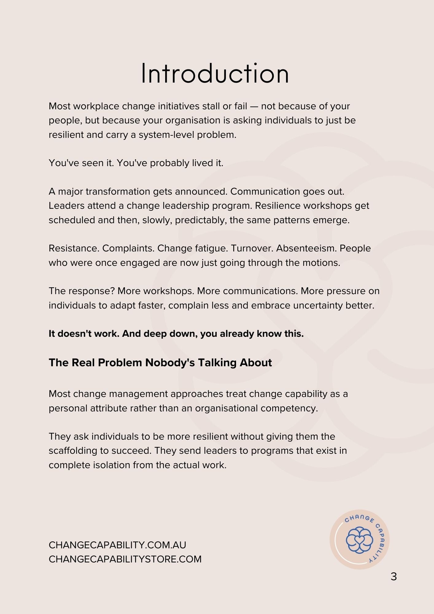 Beyond Change Management: The Framework that helps you reach your vision without the hidden people costs most transformations leave behind.