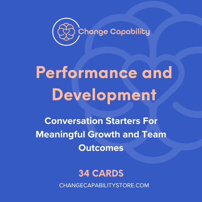 Performance and Development: Conversation Starters for Meaningful Growth Card Deck
